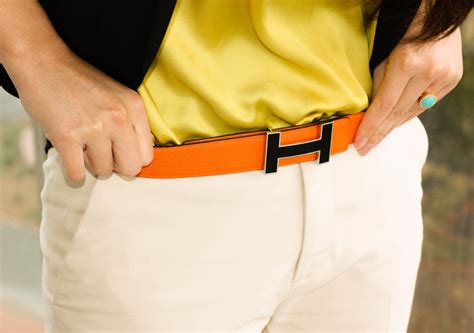 orange hermes belt outfit|hermes h belt price.